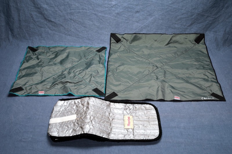 (3) lens wraps- Domke & Mamiya