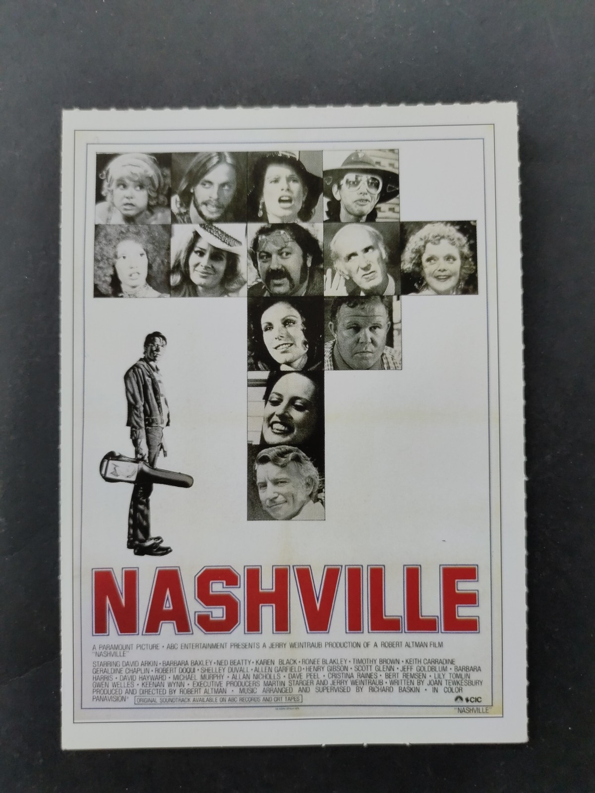 Locandina originale film Nashville (1975) - Regia di Robert Altman