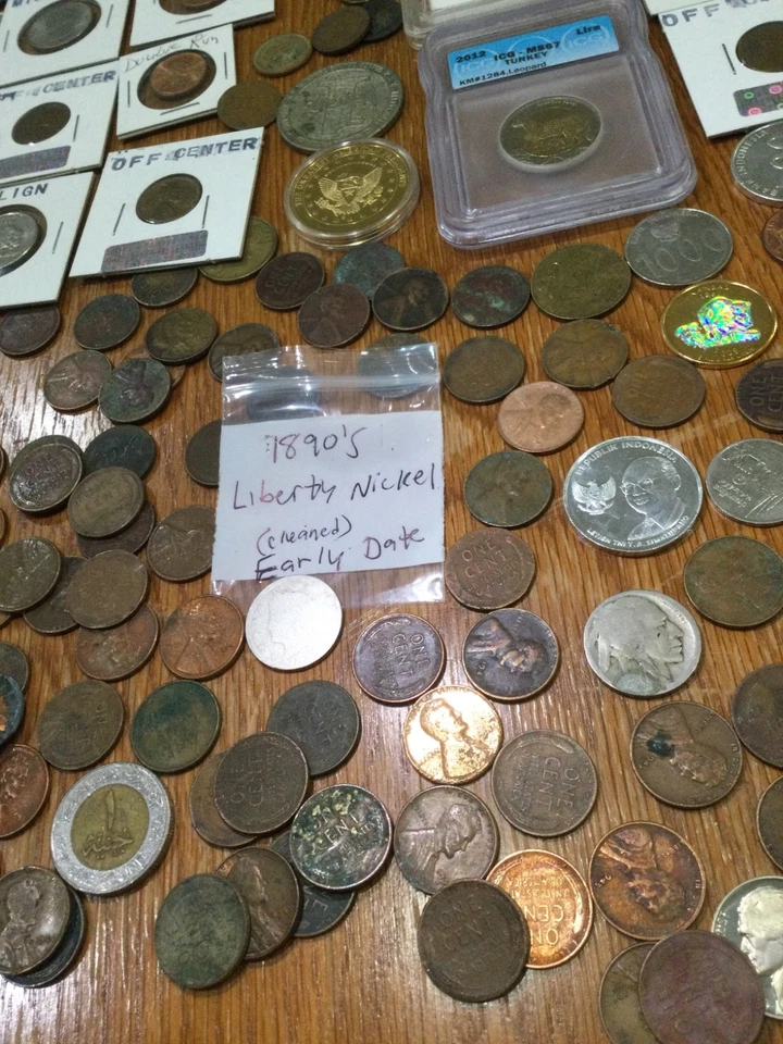 Large 350+ Old Collection 1855 to 2000s US Coins & Currency- Graded, Errors, Unc - Image 4 of 4