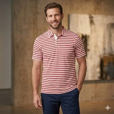 vineyard vines polo shirt mens medium striped multicolor