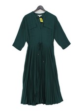 Whistles Shirt Midi Dress UK12 in Green