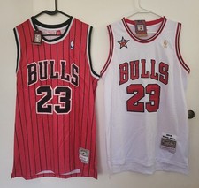 2 VTG Michael Jordan Jersey  97 All-Star 1995-96 Hardwood Classics Size 48 XL 