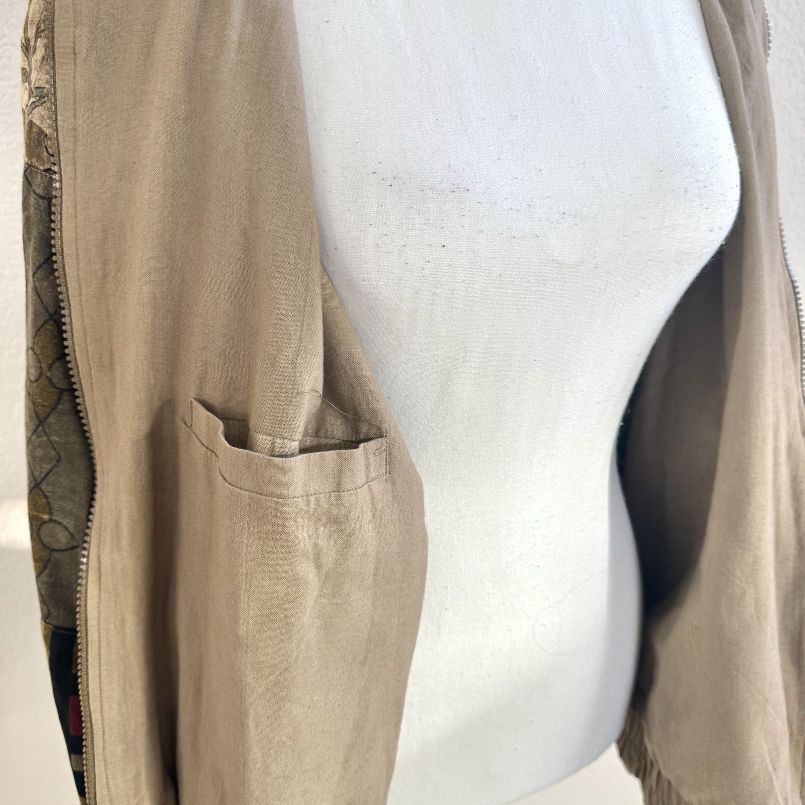 Sacred Threads Patchwork Jacket M/L Boho Festival… - image 13