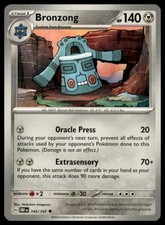 Bronzong 145/197 Uncommon Obsidian Flames Pokemon NM