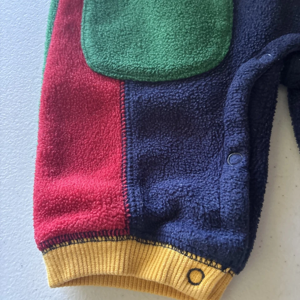 Mono polar vintage años 90 primeros momentos colores brillantes fútbol 3-6 meses Foto 2 de 4