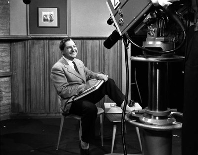 Television presenter Fred Henry appearing in Childrens TV Junior Club Old Photo