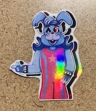 Five Nights at Freddy's FNaF Glamrock Bonnie Holographic Vinyl Sticker