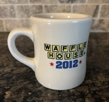 Waffle House 2012 "America The Beautiful" 8 oz. taza de comedor de peso pesado