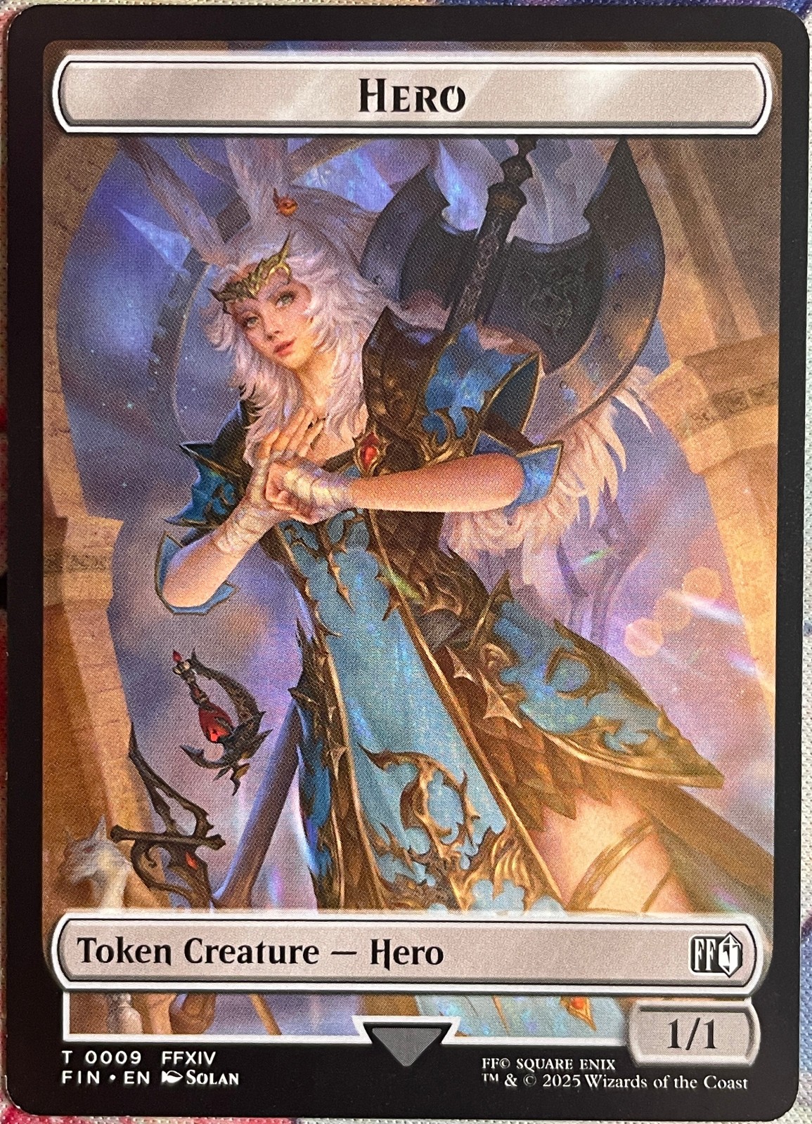 Hero Copy Token - T 0009 - Magic The Gathering Final Fantasy 2025