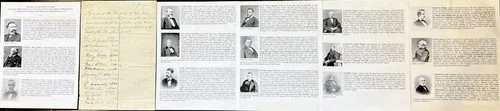 CIVIL WAR GENERALS SENATORS VICE PRESIDENT  14th AMENDMENT DOCUMENT SIGNED