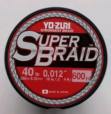Yo Zuri Super Braid 40 Lb Test 600 Yard Spool Blue