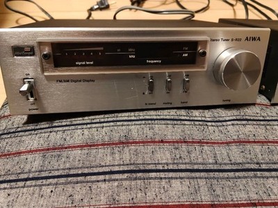 ジャンク品　AIWA S-A22＋S-R22 AIWA S-A22 Integrated Amplifier & S-R22 Stereo Unit Vintage Japan