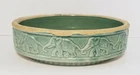 Vintage McCoy Pottery Green Elephants On Parade Bowl Planter Dish