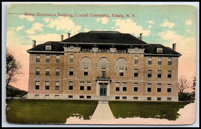 Postcard Home Economics Building, Cornell University, Ithaca, N. Y.   W91