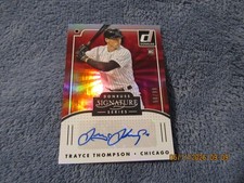 2016 Donruss Signature Auto Card Signed Autographed Baseball Trayce Thompson