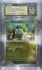 Pokemon Bulbasaur 059/SV-P Poke Ball Rev Holo 151 Promo Japanese CGC Pristine 10