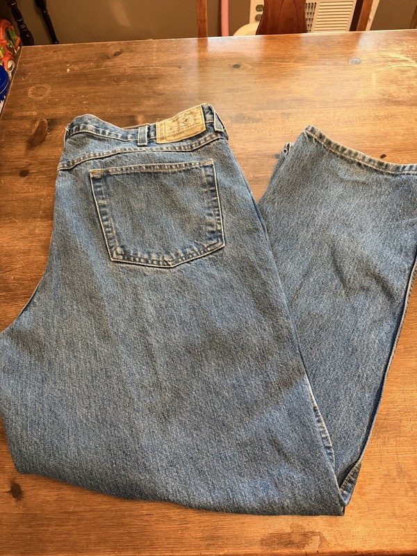 Redhead Men's Straight Leg Jeans 42x32 No Rips Or Holes
