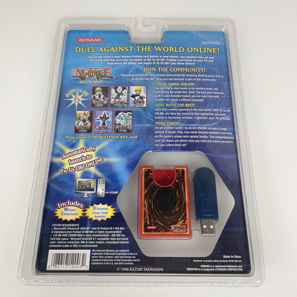 YU-GI-OH! Yugioh Online USB Duel Pass Key Series 1 Kaiba Sealed Konami Brand - Image 2 of 2