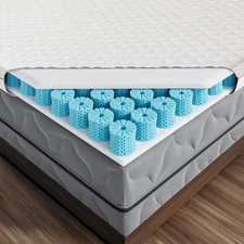 Dormeo RV Short King Cooling Mattress Topper, 3-Inch with Octaspring® Technol...