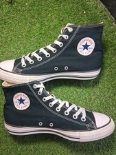 Black Converse Chuck Taylor High Tops All Star - Size UK 8