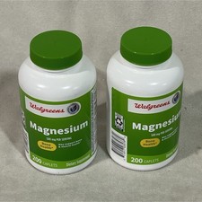 Walgreens Magnesium 500mg Caplets 200ct Bone ...