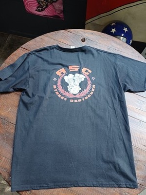 ASC Customs Harley Fan Tshirt, Shovel Head Destroy Chopper, Bobber Oldschool XL