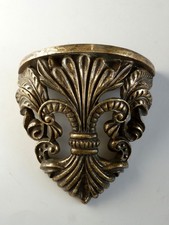 Vintage Ornate Rococo Baroque Gold Wall Shelf Sconce Moulded