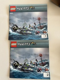 LEGO Agents Mission 4 Speedboat Rescue (8633) - Complete in Excellent Condition