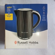 Russell Hobbs eden black Textured Design Electric Kettle 3000W 1.7L 360'Base New