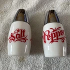 Vintage Westinghouse Gemco Pyrex Salt & Pepper Shakers 3 1/2"
