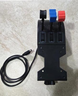 Logitech Saitek Pro Flight Three Lever Throttle Quadrant 6 pin