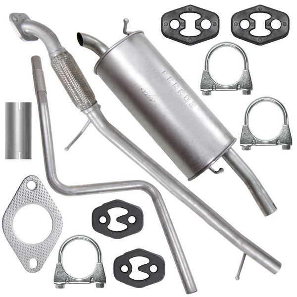 Auspuffanlage FüR Ford Fiesta V 5 MK5 (01-08) 1.25|1.4 SchräGheck-image
