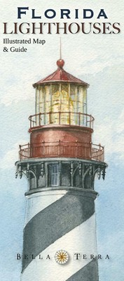 Florida Lighthouses Illustrated Map & Guide 