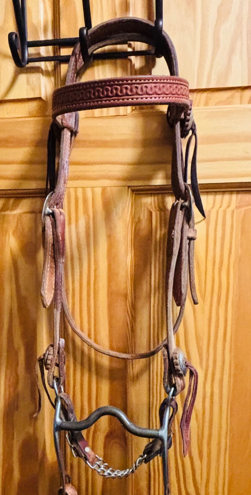 Cabezal de cuero de alta resistencia con broca de bordillo de puerto medio