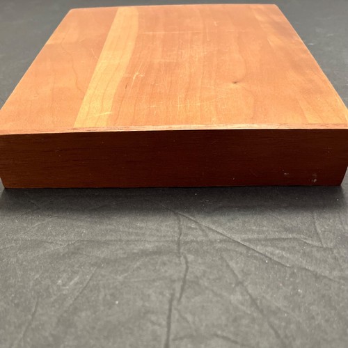 MCM Cherry Wood Divided Desk Tray Organizer Mid Century Eames Era - Picture 6 of 9