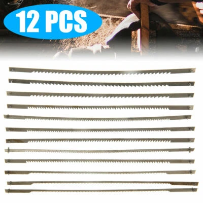 XCALIBUR TOOLING 12Pcs Set 127mm Pinned Black Scroll Saw Blades Woodworking Powered Tools UK