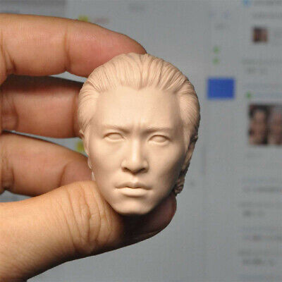 Details about  / 1//6 Scale Stephen Chow All for the Winner Head Sculpt Unpainted Fit 12/" Figure