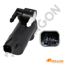 FOR FORD MONDEO MK4 KUGA FOCUS MK2 TWIN OUTLET WINDSCREEN WASHER PUMP 1355124