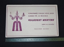BUVARD YOGHOURT MARTENS PROCEDE SUISSE FEE 1950-1960