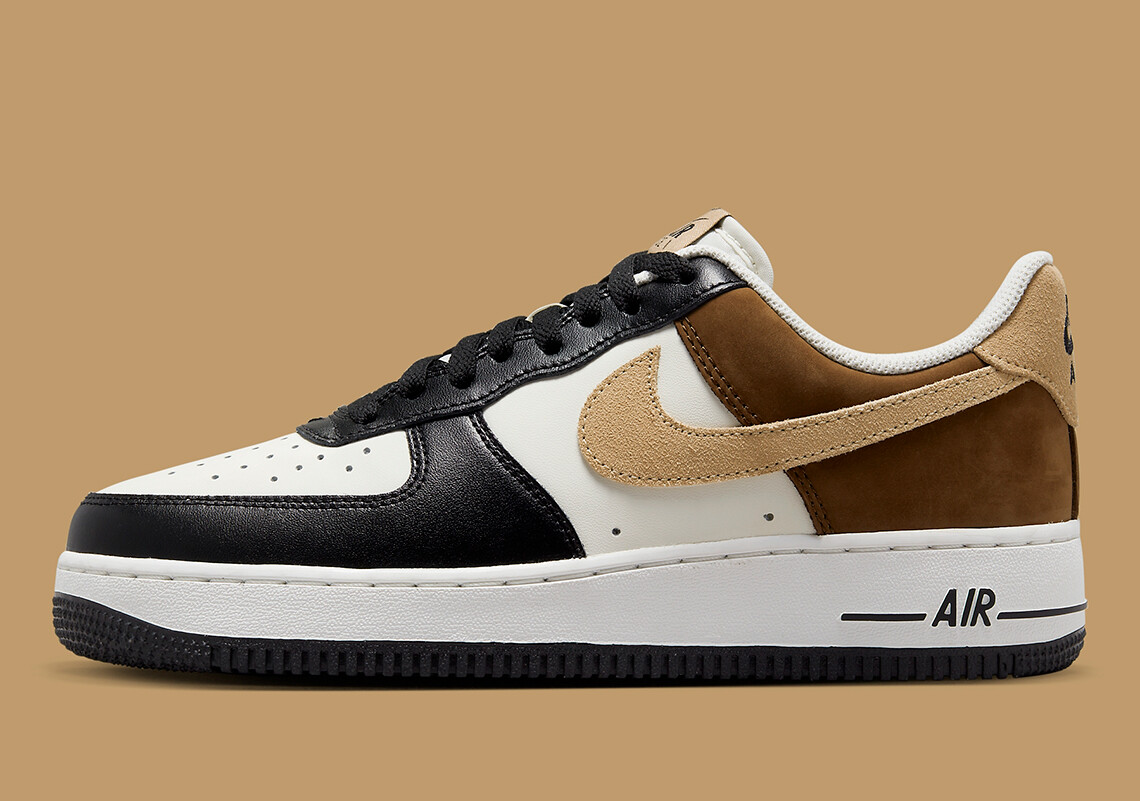 Nike Air Force 1 07 Low Mocha Cacao Wow Пеньковый парус черный FB3355-200 sz 9.5 Мужские