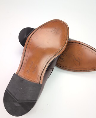 NEW ALFRED SARGENT Men\'s Sz US 10D UK 9D KENNEDY Brown Leather Slip On Loafer NEW ALFRED SARGENT Men main image 4