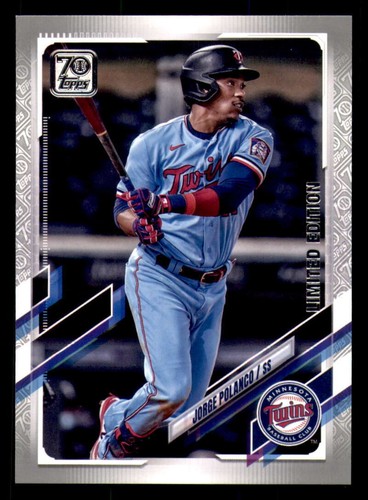 2021 Topps 70th Anniversary Limited Edition #598 Jorge Polanco Minnesota Twins