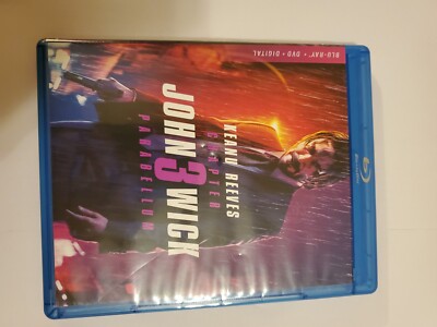 John Wick Chapter 3 Parabellum Keanu Reeves 2019 Action Blu Ray + DVD Adventure