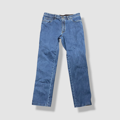 Brioni Men's Blue Chamonix Comfort Fit Jeans Pants Size 38