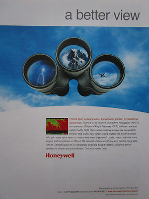 10/2005 PUB HONEYWELL PRIMUS EPIC AVIONICS GRAFISCHE FLUGPLANUNG INAV ANZEIGE