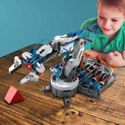 SCIENCE DISCOVERY Construct & Create Hydraulischer Roboterarm Zum Selbermachen Vorbau Bauen Sie Ihr eigenes Projekt Kit Geschenk