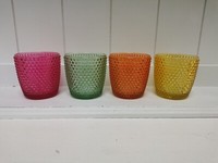 Teelichthalter*Kerzenhalter*Windlicht*4Er Set*Glas*