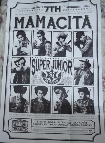 7 mamacita 2014 taiwan promo "folded " poster (ver.b)