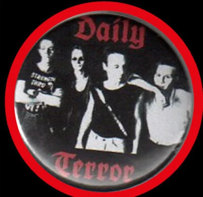 MARKENLOS Daily Terror "BUTTON"Oi! Oi! Oi!/Skin/Way of Life/Boots&Braces/Anstecker
