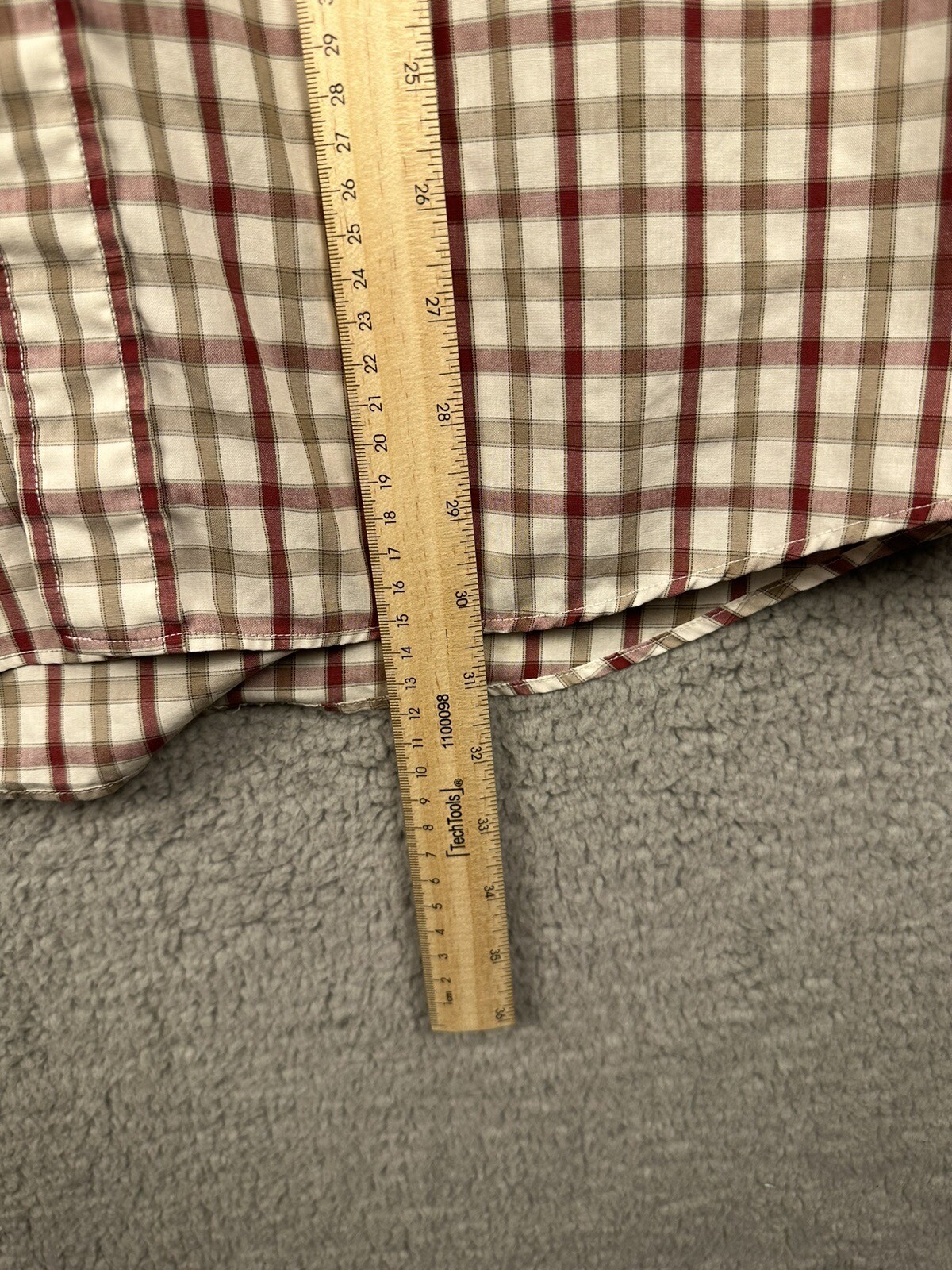 PENDLETON Men's Medium M Button Front Plaid Short… - image 4